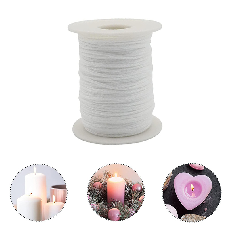 Candle Oil Supplies - 1 рулон, 61 м, фитиль для