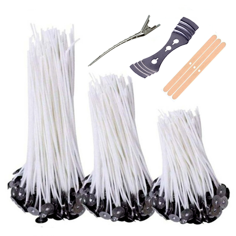 Candle Oil Supplies - 103 шт., набор вощеных хлопковых фитилей