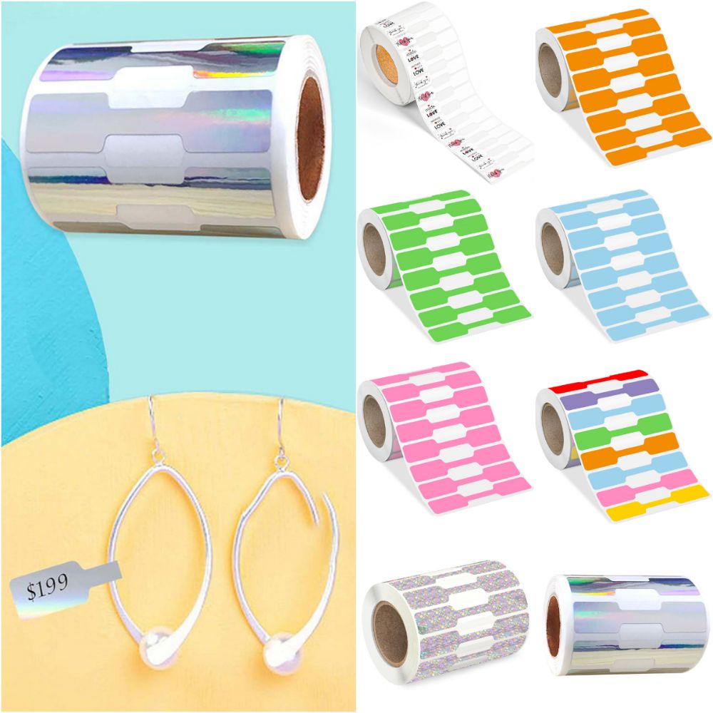 Kraft Hang Tag - 500 шт. разноцветных этикеток для ювелирных